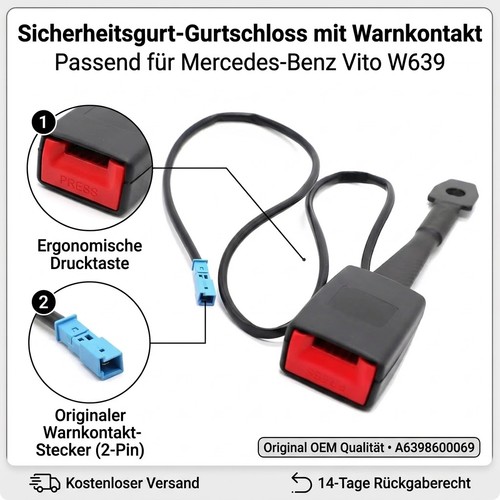 Für mercedes benz gurtschloss - mercedes-benz,