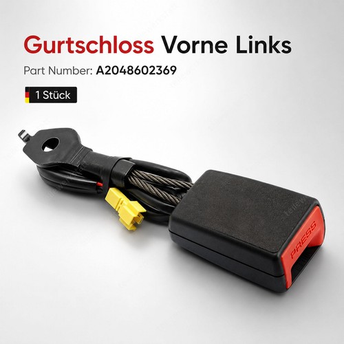 Gurtschloss fahrer a2048602369 - gurtschloss,